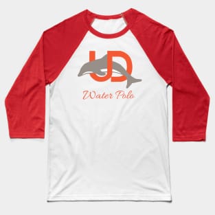 Red Logo Water Polo Baseball T-Shirt